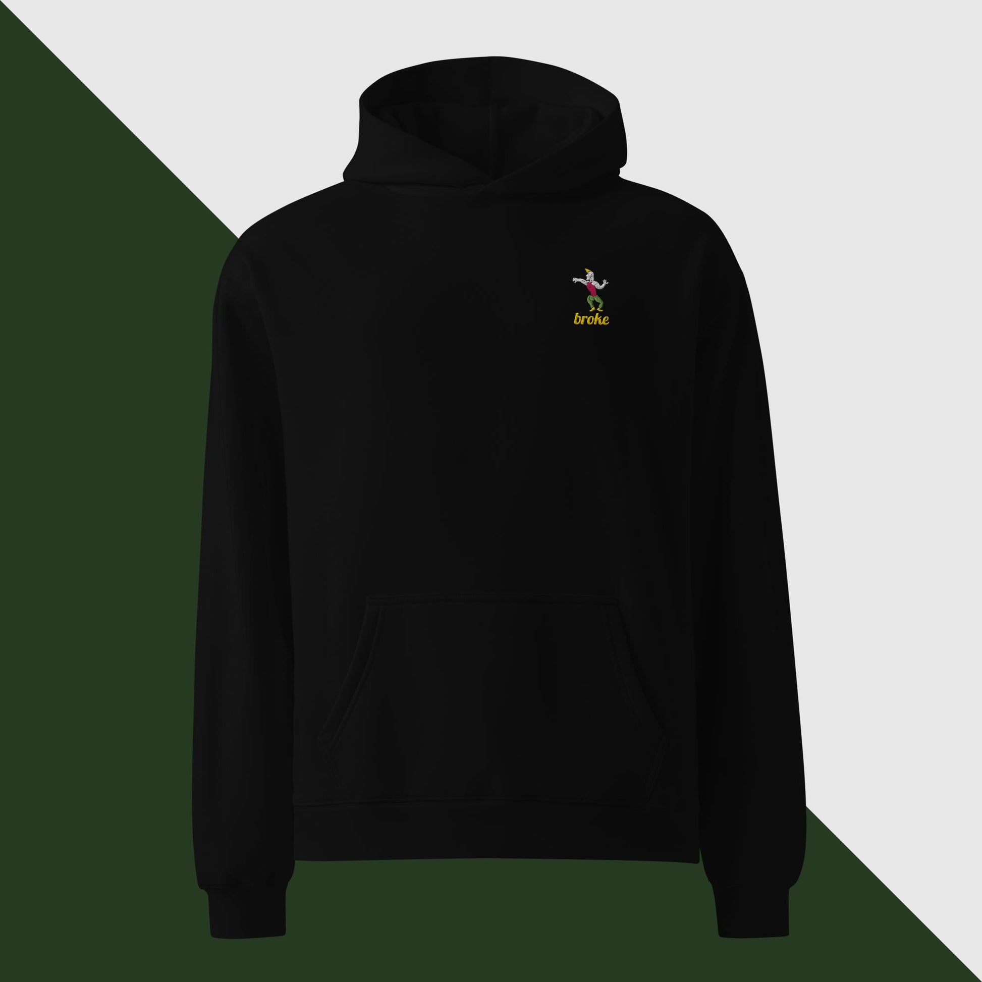 Unisex CHAD embroidered oversized hoodie with high-quality stitching, soft cotton blend, and a relaxed fit. Perfect for streetwear and meme culture fans.