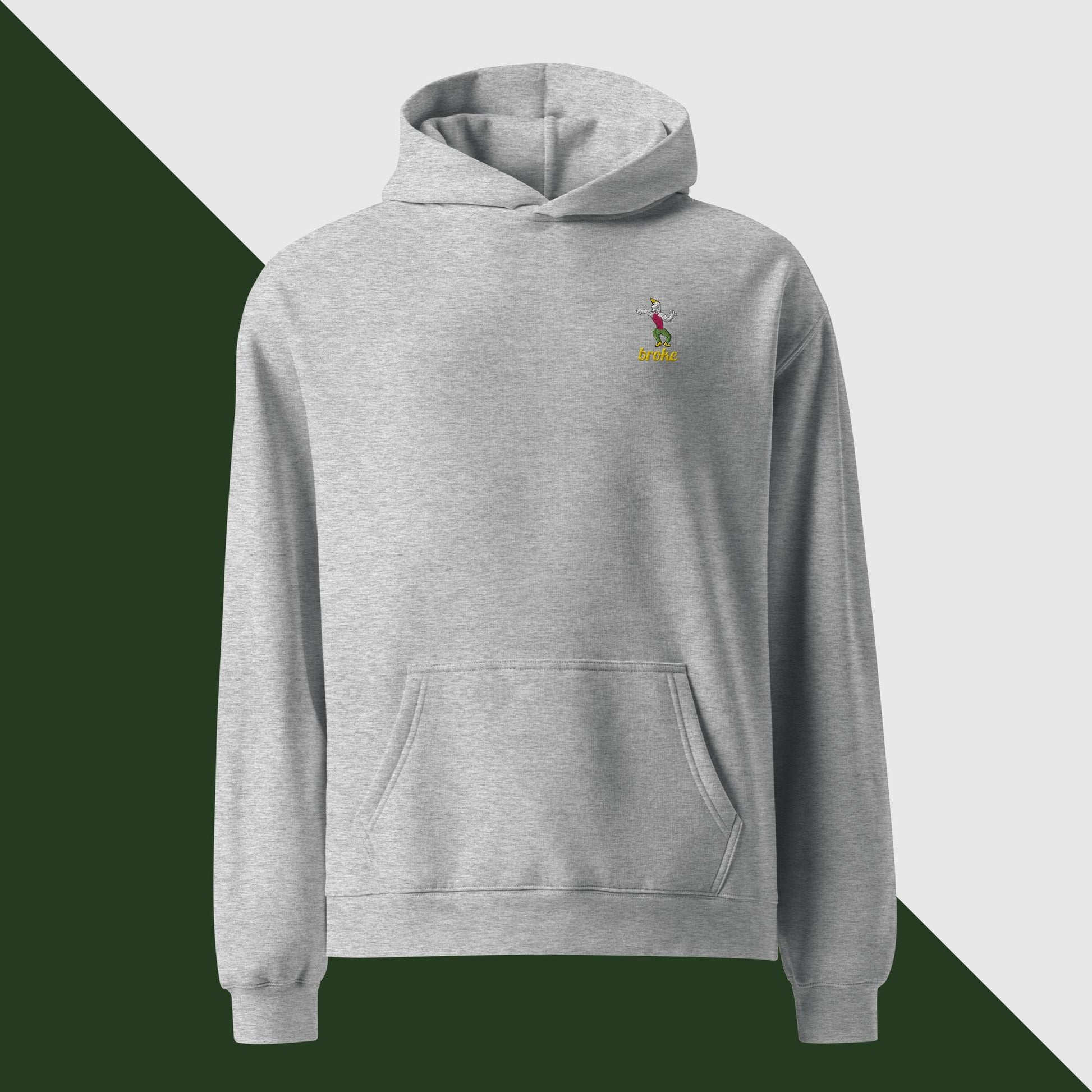 Unisex CHAD embroidered oversized hoodie with high-quality stitching, soft cotton blend, and a relaxed fit. Perfect for streetwear and meme culture fans.
