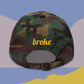 Unisex CHAD embroidered dad hat with high-quality stitching, adjustable strap, and breathable cotton fabric. Perfect for meme lovers and streetwear enthusiasts.