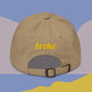 Unisex CHAD embroidered dad hat with high-quality stitching, adjustable strap, and breathable cotton fabric. Perfect for meme lovers and streetwear enthusiasts.