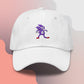 Unisex SANIC embroidered dad hat with high-quality stitching, adjustable strap, and breathable cotton fabric. Perfect for meme lovers and streetwear enthusiasts.