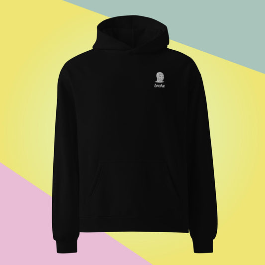 Unisex WOJAK embroidered oversized hoodie with premium stitching, soft cotton blend, and a relaxed fit. Perfect for meme lovers and streetwear enthusiasts.