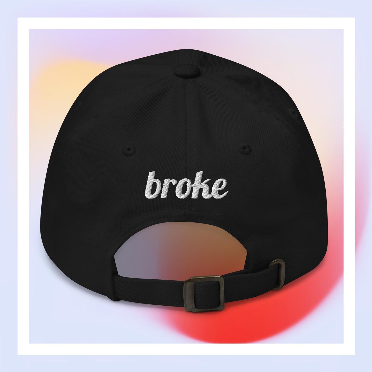 Unisex WOJAK embroidered dad hat with high-quality stitching, adjustable strap, and breathable cotton fabric. Perfect for meme lovers and streetwear enthusiasts.