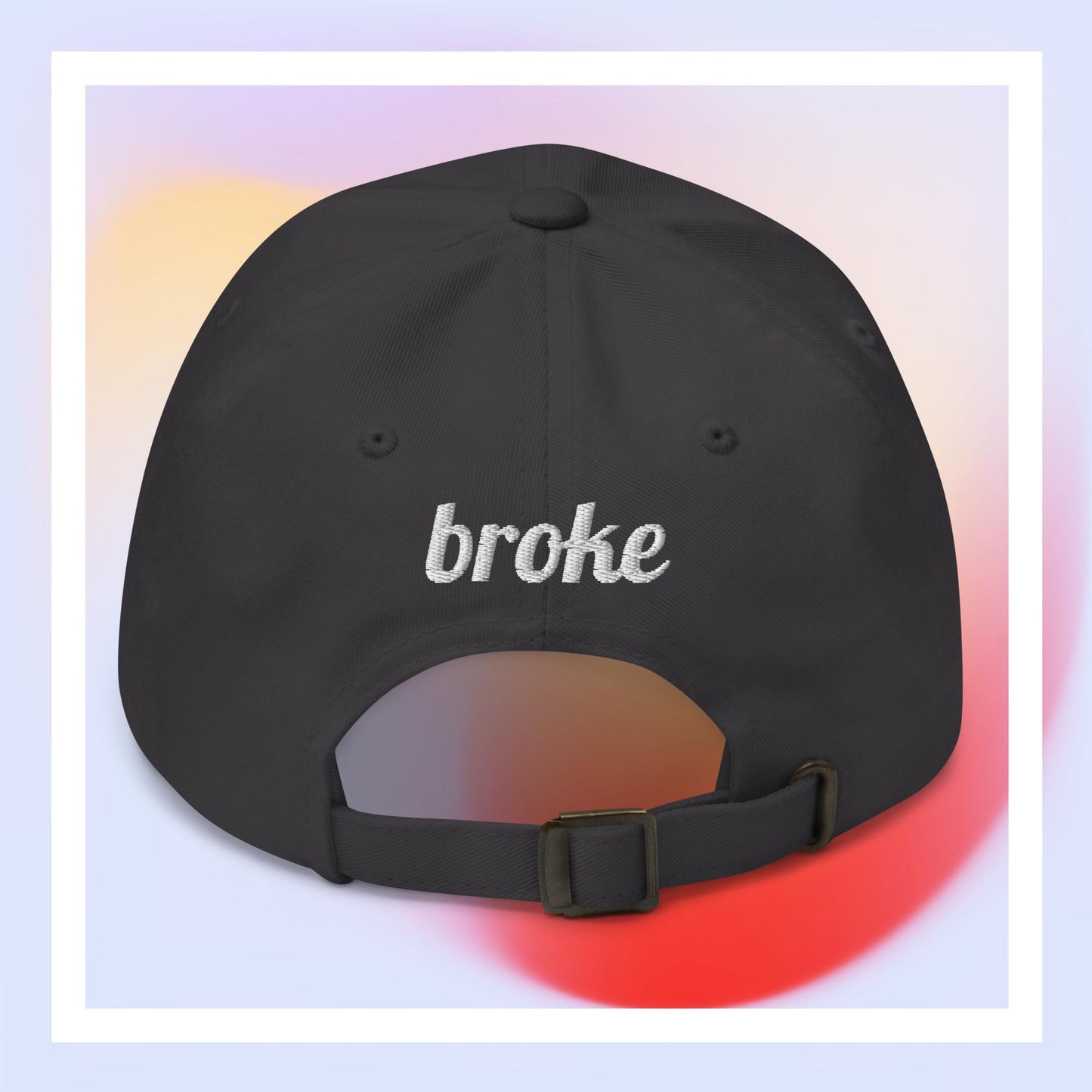 Unisex WOJAK embroidered dad hat with high-quality stitching, adjustable strap, and breathable cotton fabric. Perfect for meme lovers and streetwear enthusiasts.