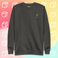 Unisex PEPE embroidered sweatshirt with high-quality stitching, soft cotton blend, and a relaxed fit. Perfect for streetwear and meme fashion lovers.
